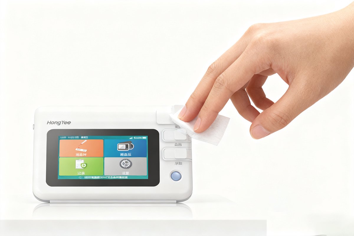 您有一份健康监测产品保养指南，宏怡生物提醒请及时查收